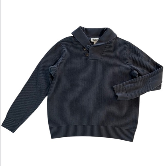 Duluth Men's High-Neck Infantry Sweater Size Xl Gray